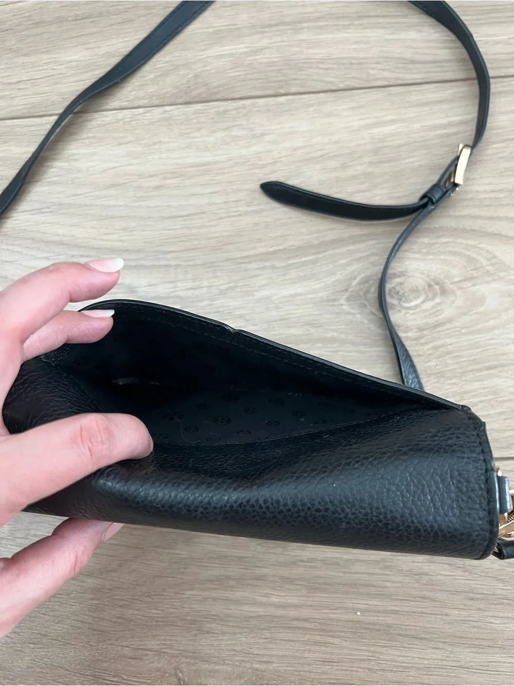 Tory Burch Black Leather Harper Crossbody Bag